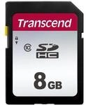 Transcend 8GB SDHC 300S Speicherkarte, C10, bis zu 20 MB/s | Ideal f&uuml;r