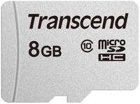 Transcend 8GB microSDHC 300S Speicherkarte, C10, bis zu 20 MB/s | Ideal f&uuml;r