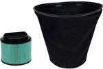 Original Einhell Dual-Staub-Filtersystem (Nass-Trockensauger-Zubeh&ouml;r, Set aus