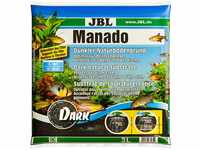 JBL 6703500 Manado Dark 3 l, Naturbodengrund für Aquarien, Dunkelbraun