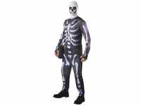 Rubie's 300195L Offizielles Fortnite Skull Trooper Kostüm, Gaming Skin, Unisex