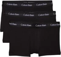 Calvin Klein Herren 3er Pack Boxershorts Low Rise Trunks Unterw&auml;sche, Schwarz (Black