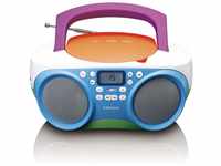 Lenco SCD-41 - CD-Player für Kinder - CD-Radio - Stereoanlage - Boombox - UKW