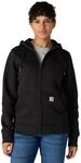 Carhartt Damen Clarksburg Full Zip Hoodie Kapuzenpulli, schwarz, L