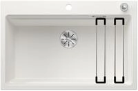 BLANCO ETAGON 8 | Granitsp&uuml;le aus SILGRANIT wei&szlig; | Einbauart: Einbau von Oben 