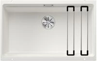 BLANCO ETAGON 700-U | Granitsp&uuml;le aus SILGRANIT wei&szlig; | Einbauart: Unterbau | f&uuml;r