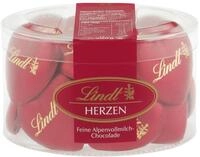 Lindt Schokolade Vollmilch Schokoladenherzen | 300 g | 15 x zartschmelzende