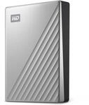 WD My Passport Ultra externe Festplatte 4 TB (mobiler Speicher, Metallgeh&auml;use,
