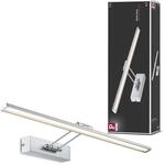 Paulmann 99896 Galeria LED Bilderleuchte Beam Sixty 11W Nickel geb&uuml;rstet/Chrom...
