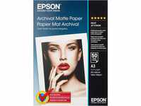 Epson C13S041344 Matte archival papier inkjet 189g/m2 A3 50 Blatt Pack