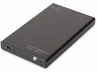DIGITUS - DA-71104 - Festplattengehäuse SSD/HDD - 2,5" - USB 2.0 - SATA III -...