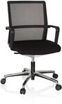 hjh OFFICE 608904 B&uuml;rostuhl Move-TEC NET 3D Stoff/Netz Schwarz Drehstuhl f&uuml;r