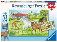 Ravensburger Kinderpuzzle - 07833 Auf dem Pferdehof - Puzzle für Kinder ab 4...