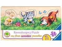 Ravensburger Kinderpuzzle - 03203 Niedliche Tierkinder - my first wooden puzzle...