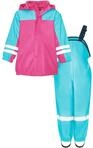 Playshoes Warmer Wasserdichter Matschanzug Regenbekleidung Unisex Kinder,T&uuml;rkis,92