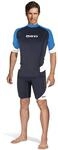 Mares Herren Trilastic S-Sleeve Rashguard Shirt, blau (Blue), 3XL
