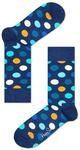 Happy Socks Herren Big Dot Socken, Blau (Blau 605), 36-40 EU