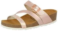 Lico Natural Glitter Damen Pantoletten, Rose, 36 EU