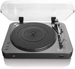 Lenco LBT-120 BK- Halbautomatischer USB Plattenspieler - Mit Bluetooth -