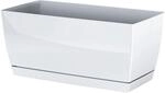 Kunststoff-Pflanzgef&auml;&szlig; Coubi Case P wei&szlig; 39 (L) x 19 (B) x 18,2 (H) cm