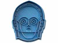 Cuticuter Star Wars C3PO Keksausstecher, Blau, 8 x 7 x 1,5 cm