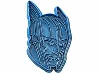 Cuticuter Thor Ragnarök Superhelden Ausstechform, Blau, 8 x 7 x 1.5 cm