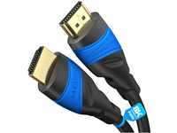 KabelDirekt – 8K/4K HDMI-Kabel – 0,25 m – 8K@60Hz (Extra-Kupfer für...
