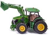 Siku 6792, John Deere 7310R Traktor mit Frontlader, Gr&uuml;n, Metall/Kunststoff,...