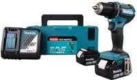 Makita DDF485RFJ Akku-Bohrschrauber 18V / 3,0 Ah, 2 Akkus + Ladeger&auml;t im MAKPAC