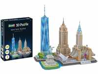 Revell 3D Puzzle 00142 I New York Skyline I 123 Teile I 4 Stunden Bauspaß für...