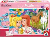 Schmidt Spiele Puzzle 56320 Bibi Blocksberg/Bibi & Tina, Pferdeglück, 100 Teile