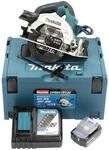 Makita DHS661RTJU Akku-Handkreiss&auml;ge 57 mm 18 V mit Bluetooth / 5,0 Ah, 2...