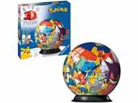 Ravensburger 3D Puzzle 11785 - Puzzle-Ball Pokémon - 72 Teile - Puzzle-Ball...