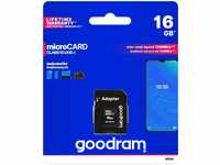 Goodram 16GB M1AA Mikrokarte Hohe Geschwindigkeit Klasse 10 Speicherkarte mit...
