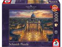 Schmidt Spiele 59628 Thomas Kinkade, Vatikan, 1000 Teile Puzzle, Bunt