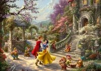 Schmidt Spiele 59625 Thomas Kinkade, Disney, Schneewittchen, Tanz mit dem...