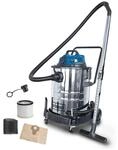 Scheppach ASP50ES Nass- und Trockensauger 50L | Industriesauger mit HEPA-Filter,