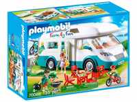 PLAYMOBIL Family Fun 70088 Familien-Wohnmobil mit abnehmbaren Dach und vielem