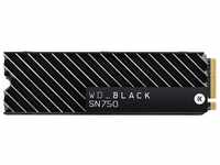WD_BLACK SN750 NVMe SSD mit Heatsink 500 GB interne SSD (Gaming SSD, 3430 MB/s