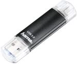 Hama 256GB USB-Speicherstick mit USB 3.2 Gen 1 & microUSB (2-in-1 USB-Stick, zB...
