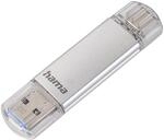 Hama 128GB USB-Speicherstick mit USB 3.2 Gen 1-Type-C (2-in-1 USB-Stick, z.B.f&uuml;r