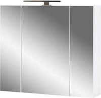 Germania Spiegelschrank 2754-84 GW-Mauresa in Wei&szlig;, mit LED-Beleuchtung, 76 x...
