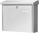 Burg-W&auml;chter Briefkasten mit &Ouml;ffnungsstopp, A4 Einwurf-Format, EU Norm EN 13724,