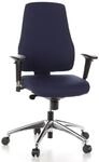 hjh OFFICE 608010 Profi B&uuml;rostuhl PRO-TEC 200 Stoff Blau Drehstuhl...