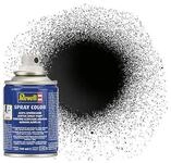 Revell Spraydose Schwarz, Gl&auml;nzend I 100-ml-Spr&uuml;hdose f&uuml;r kr&auml;ftige,...