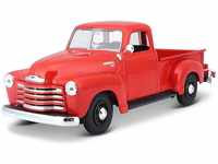 Maisto 531952 Chevrolet 3100 Pickup (1950) Auto Modellauto im Maßstab 1:25, rot