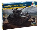 Italeri 510006529 - 1:35 M4A3E8 Sherman, Fury, Panzer, Schwarz, Mittel
