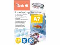 Peach Laminierfolien A7 - 125 mic - 100 pouches - glänzend - Premiumqualität...