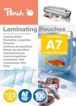 Peach Laminierfolien A7-125 Mic - 100 Pouches - Gl&auml;nzend - Premiumqualit&auml;t -