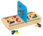 Small Foot Schiffe versenken aus Holz, mit steckbaren Spielelementen,...